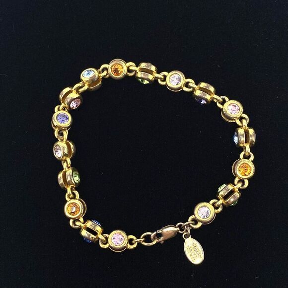 Nolan Miller Glamour Collection‎ Multi Color Gemstone Bracelet Stamped - Picture 8 of 8